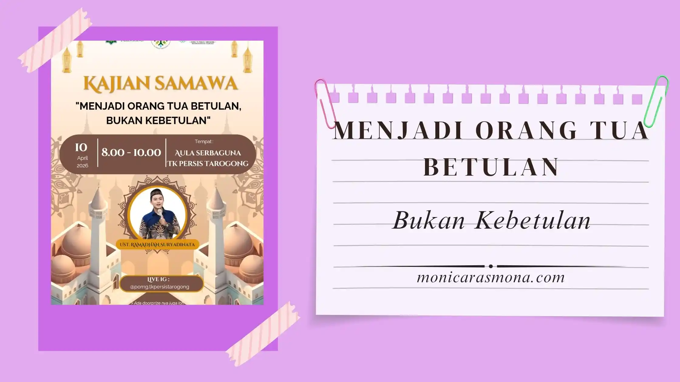 Menjadi Orang Tua Betulan, Bukan Kebetulan