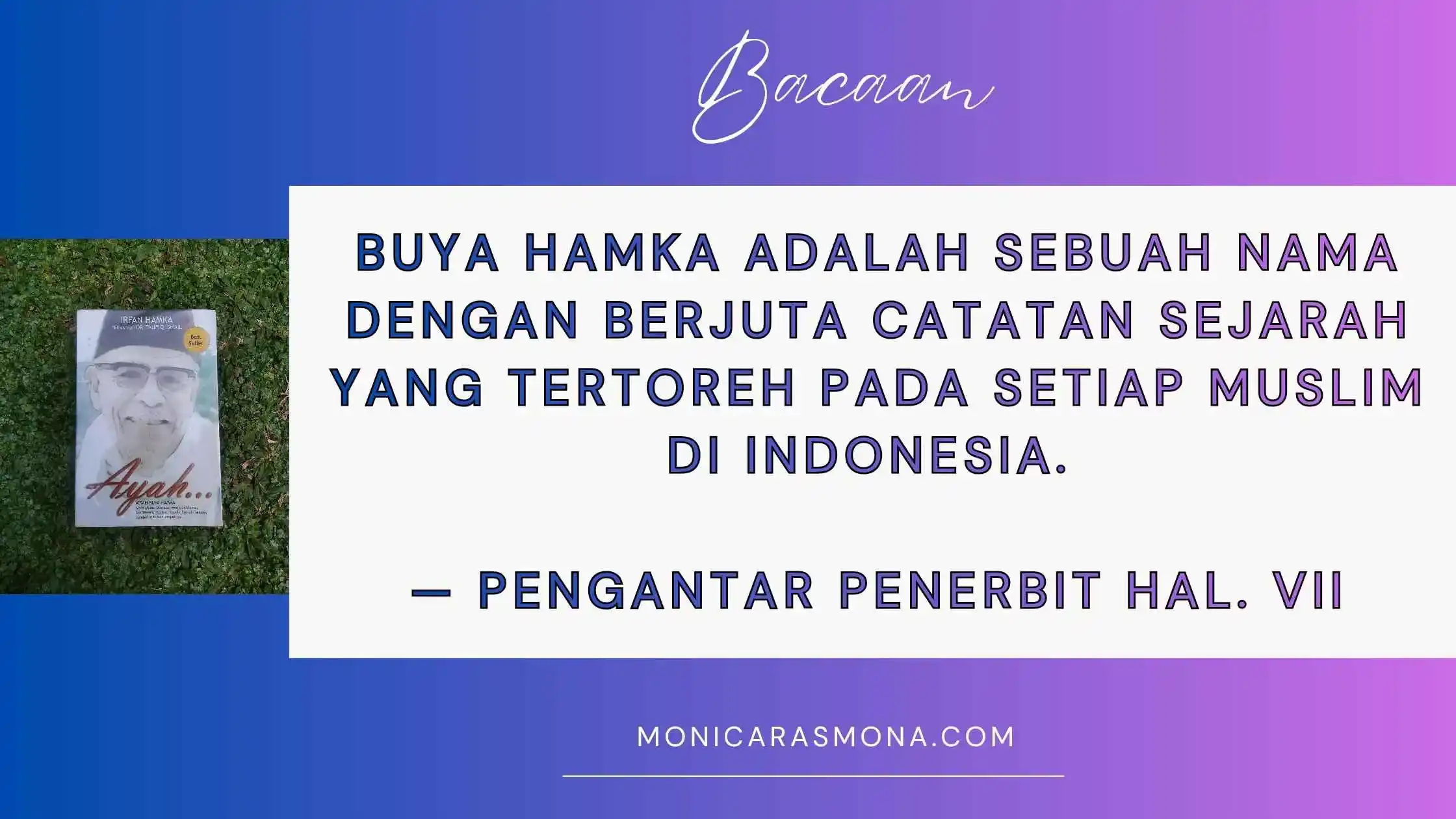 Biografi singkat Buya Hamka