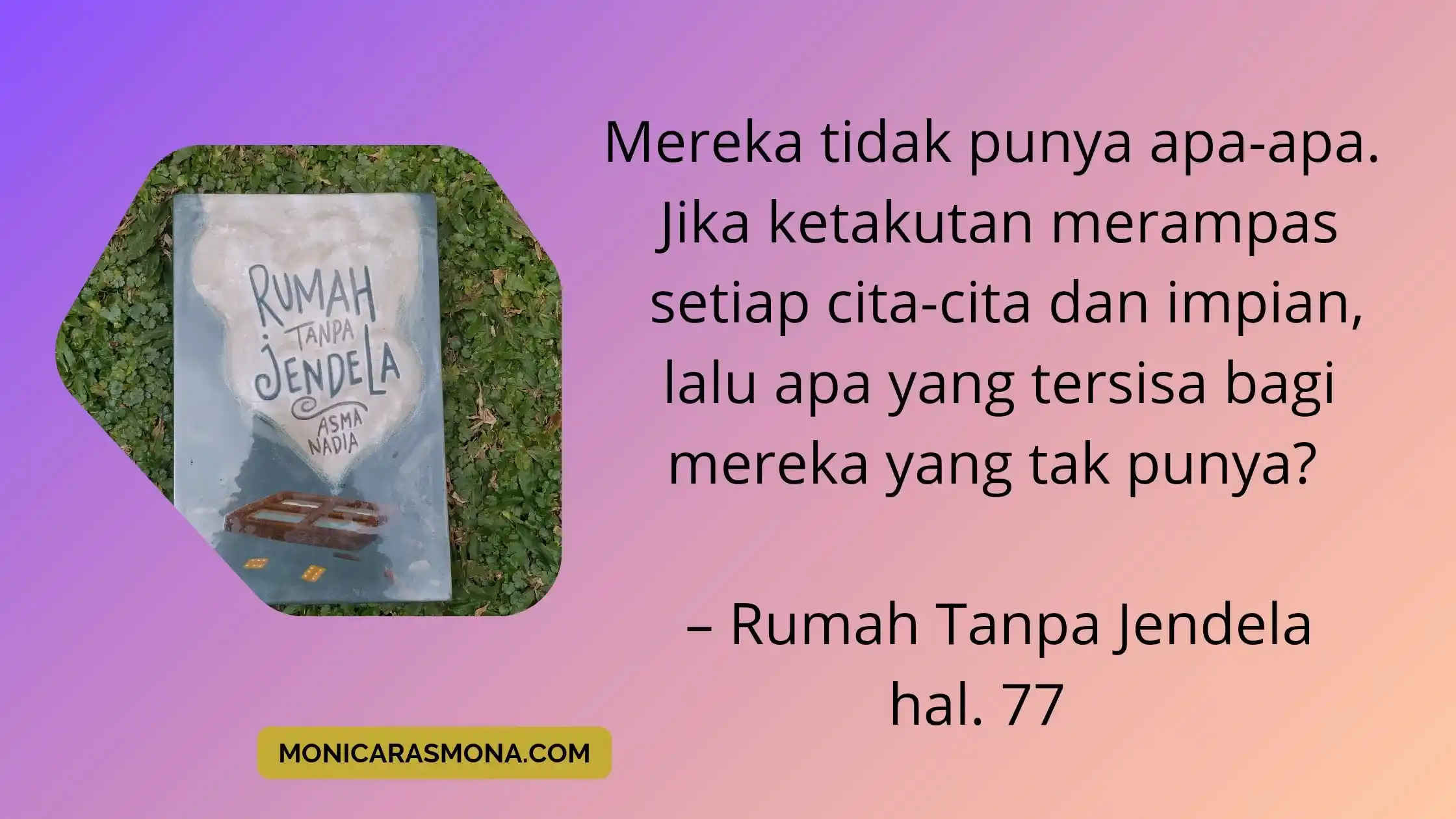 Novel drama keluarga karya Asma Nadia